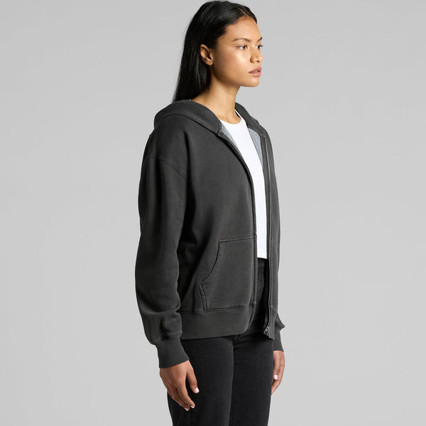 AS Colour Women's Relax Faded Zip Hood | 4170 (Faded Black)