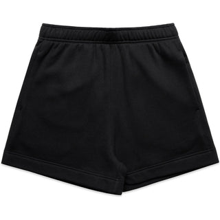 AS Colour 4933 Wo's Relax Track Shorts - Front View | color:Black|view:front