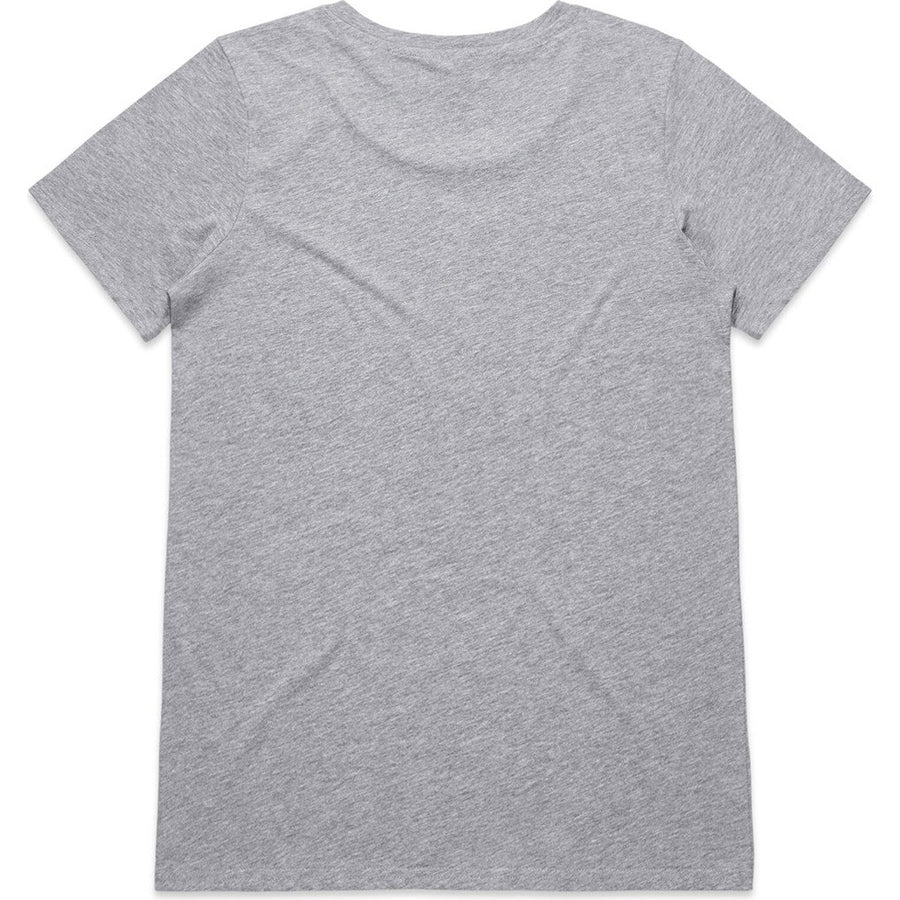 AS Colour Women's Shallow Scoop Tee | 4011 (Grey Marle)