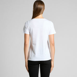 AS Colour Women's Shallow Scoop Tee | 4011 (Navy)