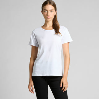 AS Colour Women's Shallow Scoop Tee | 4011 (Navy)