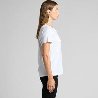 AS Colour Women's Shallow Scoop Tee | 4011 (Grey Marle)