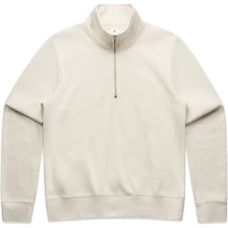AS Colour 4125 Wo's Stencil Half Zip Crew - Front View | color:Ecru|view:front