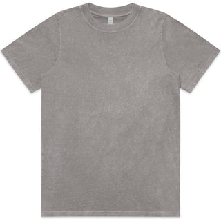 AS Colour 4085 Wo's Stone Wash Heavy Tee - Front View | color:Grey Stone|view:front