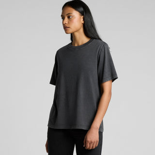AS Colour Women's Stone Wash Heavy Tee | 4085 (Black Stone)