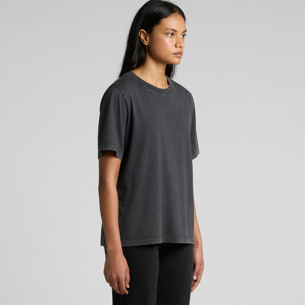AS Colour Women's Stone Wash Heavy Tee | 4085 (Grey Stone)