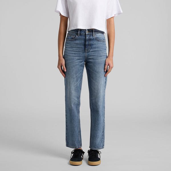 AS Colour Women's Straight Jeans | 4830 (Washed Blue)