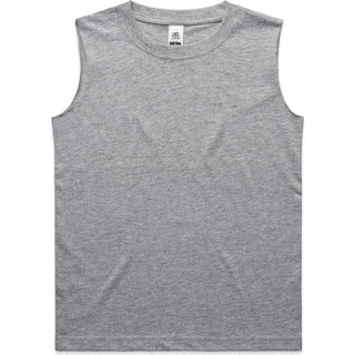 AS Colour 3010 Youth Barnard Tank - Front View | color:Grey Marle|view:front