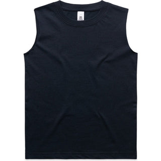 AS Colour 3010 Youth Barnard Tank - Front View | color:Navy|view:front