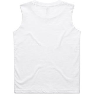 AS Colour 3010 Youth Barnard Tank - Back View | color:White|view:back