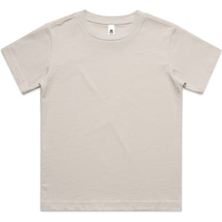 AS Colour 3061 Youth Classic Tee - Front View | color:Bone|view:front
