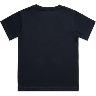 AS Colour 3061 Youth Classic Tee - Back View | color:Navy|view:back