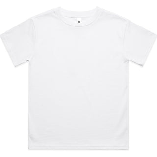 AS Colour 3061 Youth Classic Tee - Front View | color:White|view:front