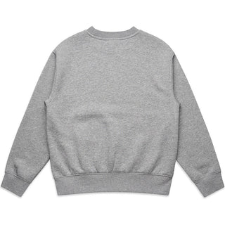 AS Colour 3035 Youth Relax Crew - Back View | color:Grey Marle|view:back