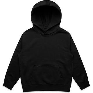 AS Colour 3037 Youth Relax Hood - Front View | color:Black|view:front