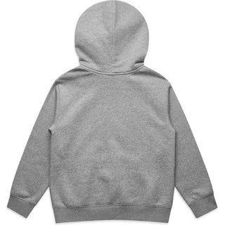 AS Colour 3037 Youth Relax Hood - Back View | color:Grey Marle|view:back