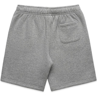 AS Colour 3043 Youth Relax Track Shorts - Back View | color:Grey Marle|view:back