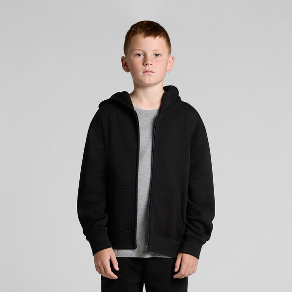 AS Colour Youth Relax Zip Hood | 3039 (Black)