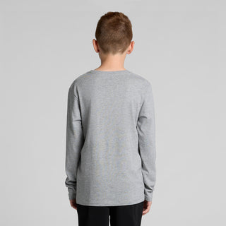 AS Colour Youth Staple L/S Tee | 3008 (Grey Marle)