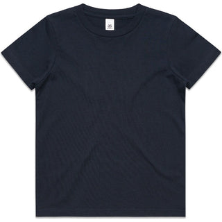 AS Colour 3006 Youth Staple Tee - Front View | color:Navy|view:front