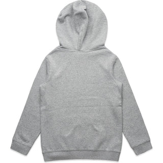 AS Colour 3033 Youth Supply Hood - Back View | color:Grey Marle|view:back