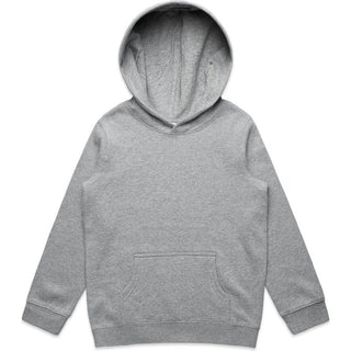 AS Colour 3033 Youth Supply Hood - Front View | color:Grey Marle|view:front