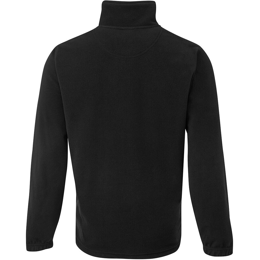 JB's Wear 3PH 1/2 Zip Polar - Back View | color:Black|view:back