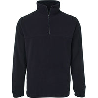 JB's Wear 3PH 1/2 Zip Polar - Front View | color:Navy|view:front