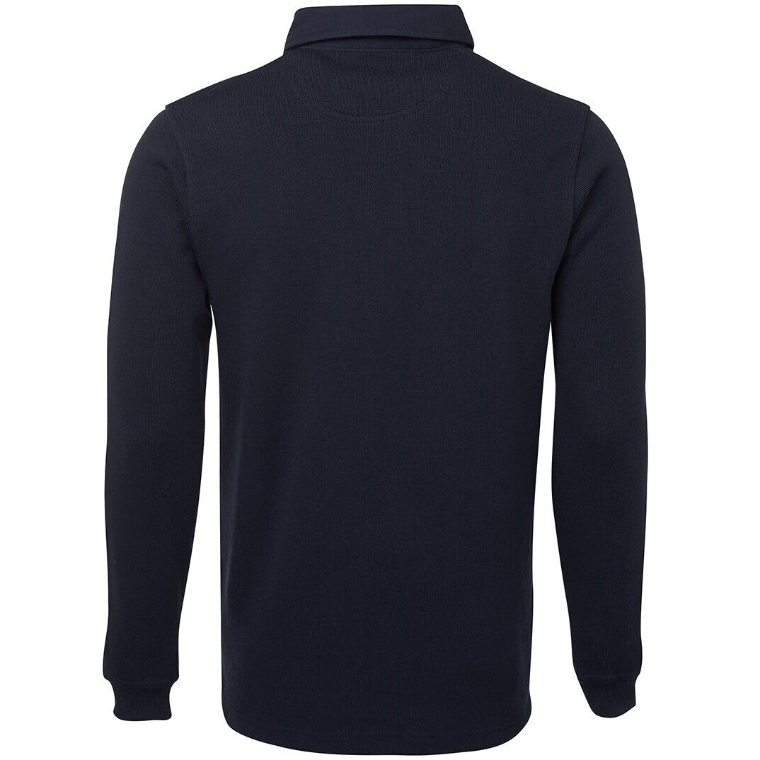 JB's Wear 3RT 2 Tone Rugby - Back View | color:Navy/Navy|view:back
