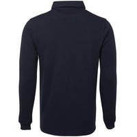 JB's Wear 3RT 2 Tone Rugby - Back View | color:Navy/Navy|view:back