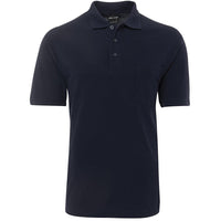 JB's Wear 210P 210 Pocket Polo - Front View | color:Navy|view:front