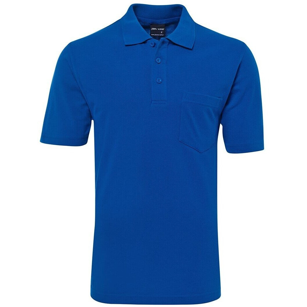 JB's Wear 210P 210 Pocket Polo - Front View | color:Royal|view:front