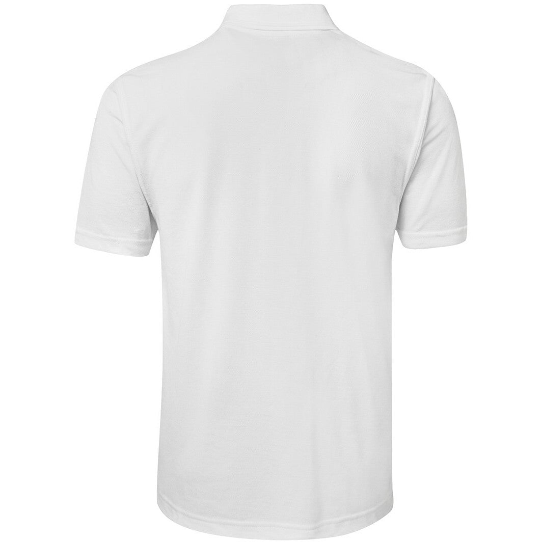 JB's Wear 210P 210 Pocket Polo - Back View | color:White|view:back