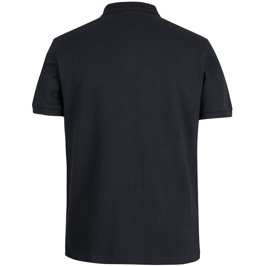 JB's Wear 2PCS 320g Popcorn Cotton Polo - Back View | color:Black|view:back