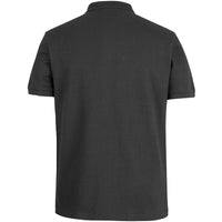 JB's Wear 2PCS 320g Popcorn Cotton Polo - Back View | color:Gunmetal|view:back
