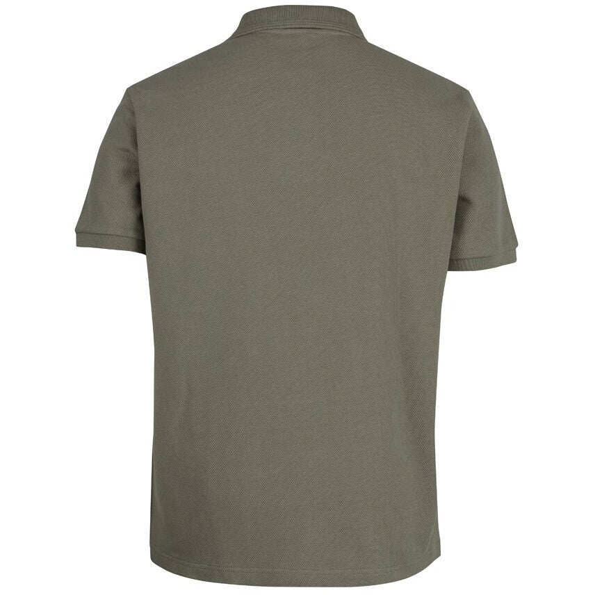 JB's Wear 2PCS 320g Popcorn Cotton Polo - Back View | color:Slate|view:back