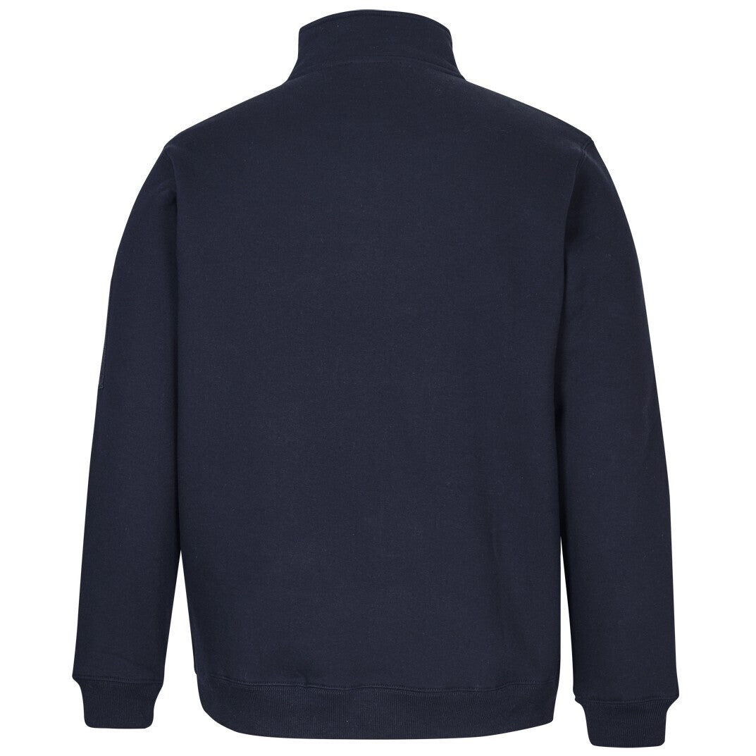 JB's Wear 6CHF 350 Premium Trade 1/2 Zip Fleece - Back View | color:Navy/Navy|view:back