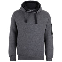 JB's Wear 6CFH 350 Premium Trade Hoodie - Front View | color:Charcoal Marle/Black|view:front