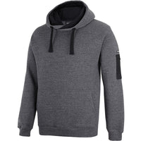 JB's Wear 6CFH 350 Premium Trade Hoodie - Side View | color:Charcoal Marle/Black|view:side