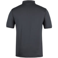 JB's Wear 7S4P 4 Stripe S/S Stretch Polo - Back View | color:Charcoal/Black|view:back