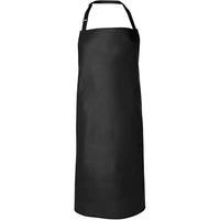 JB's Wear 5AVBI 490gsm Vinyl 60x90 Bib Apron - Front View | color:Black|view:front