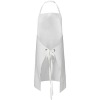 JB's Wear 5AVBI 490gsm Vinyl 60x90 Bib Apron - Back View | color:White|view:back