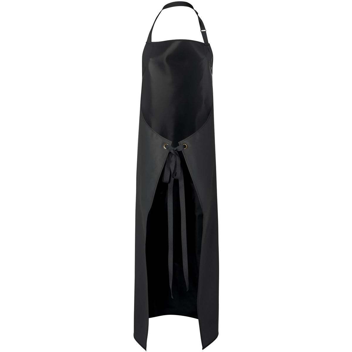 JB's Wear 5AV 490gsm Vinyl 90x120 Apron - Back View | color:Black|view:back