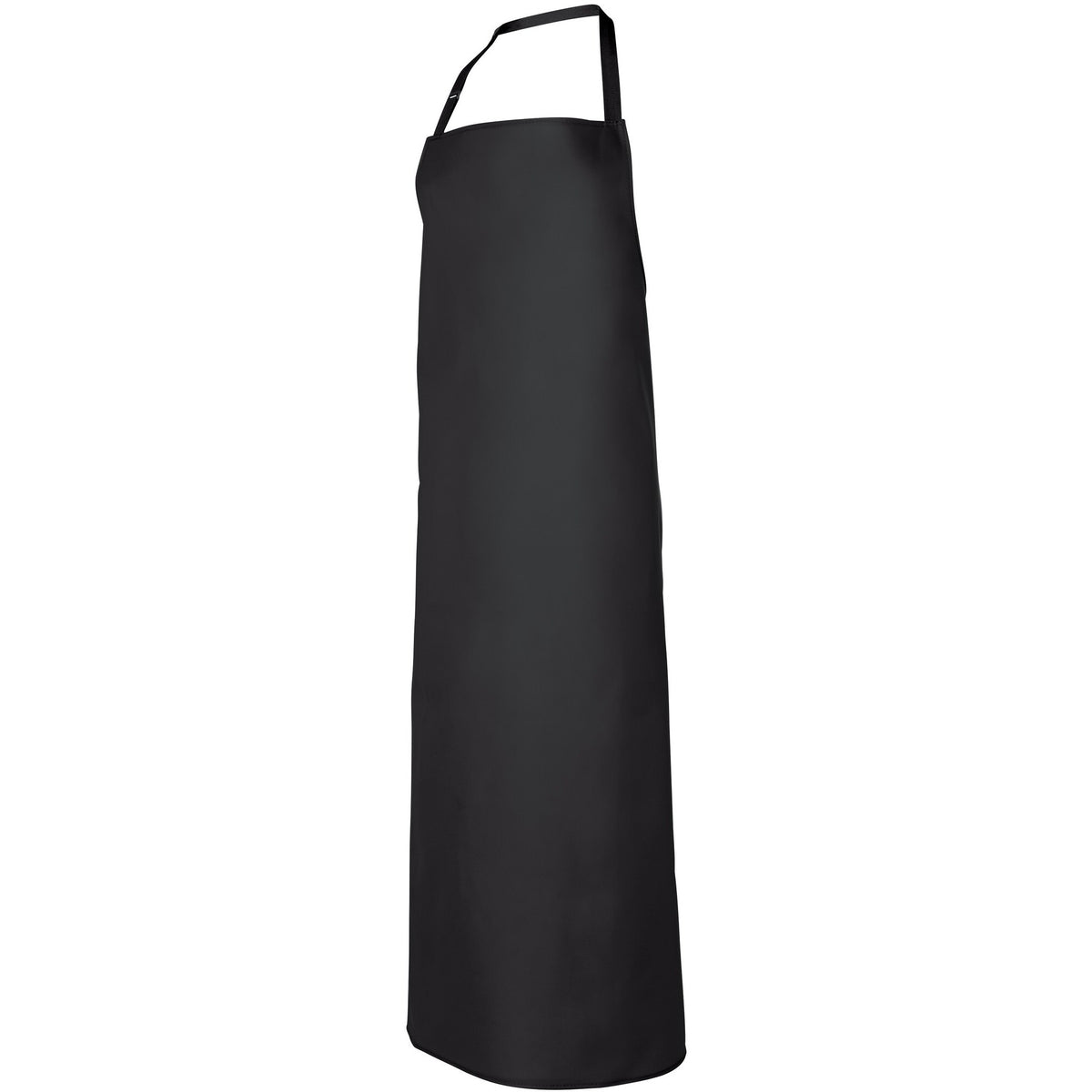 JB's Wear 5AV 490gsm Vinyl 90x120 Apron - Side View | color:Black|view:side