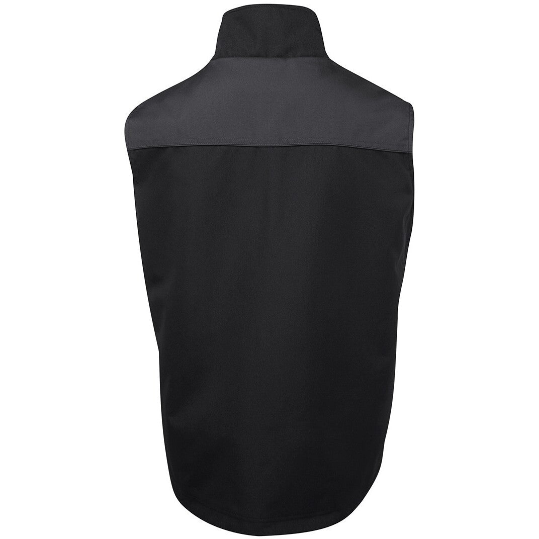 JB's Wear 6ATV A.T. Vest - Back View | color:Black/Charcoal|view:back