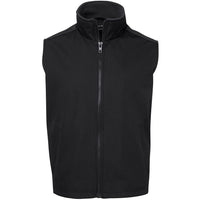 JB's Wear 6ATV A.T. Vest - Front View | color:Black/Charcoal|view:front