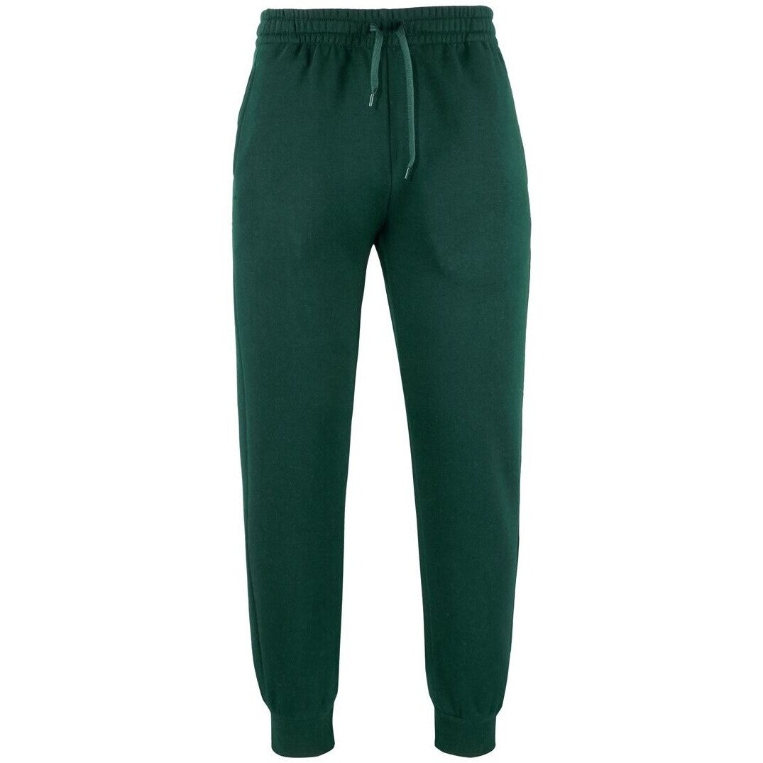 JB's Wear 3PFC Adults & Kids Cuffed Track Pant - Front View | color:Bottle|view:front