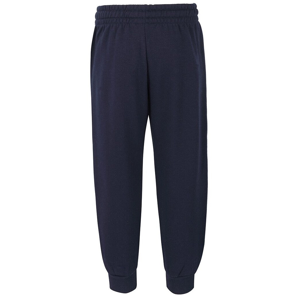JB's Wear 3PFC Adults & Kids Cuffed Track Pant - Back View | color:Navy|view:back