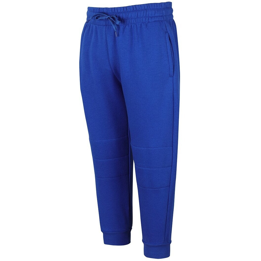 JB's Wear 3PFC Adults & Kids Cuffed Track Pant - Side View | color:Royal|view:side