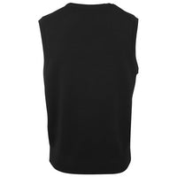 JB's Wear 6V Adults Knitted Vest - Back View | color:Black|view:back
